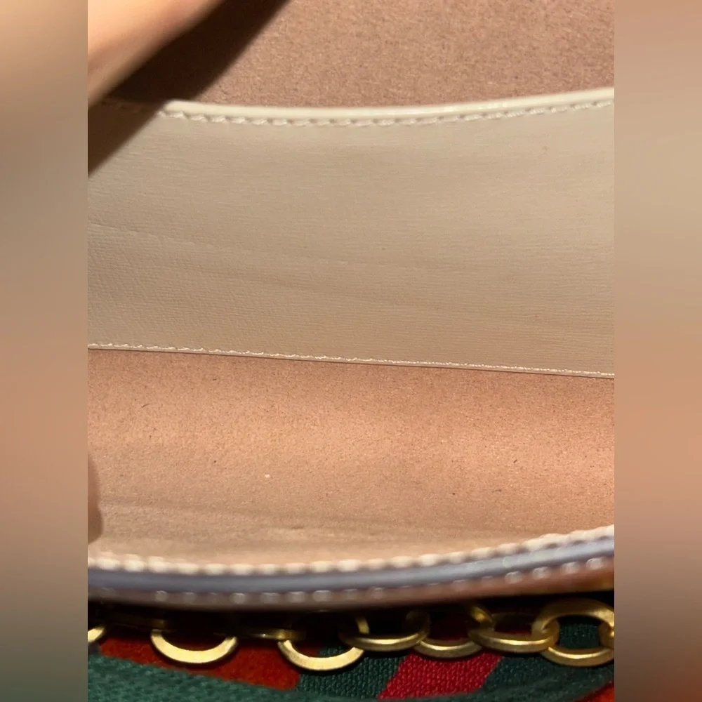 Gucci Horsebit 1955 Crossbody Mini White Leather - Picture 5 of 12